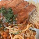 シャーロックホームズ - かつにソースを使い過ぎるとパスタ余りますw