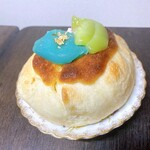 パン工房 ブランジェリーケン - メロンソーダベーグル(480円)