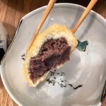 そば打ち にっぱち庵 - オマケ？の天ぷらまんじゅうも