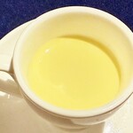 PENTHOUSE GINZA hanare: - 冷製コーンスープ