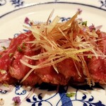 PENTHOUSE GINZA hanare: - 牛たたき