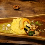 スープカリー たぬき - 料理写真:あいがけカレー（1700円）