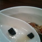 麺や 真登 - こがしクルトン？