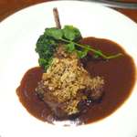 レストラン イコブ - 仔羊の香草パン粉焼き　2014.10.9