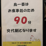 鳥一番 - メニュー