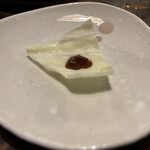 鳥一番 - キャベツに味噌ダレ