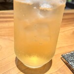 いまむら - 自家製　山椒梅酢のソーダ割り