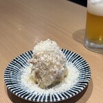 天ぷらと寿司 こじま - 自家製ポテトサラダ