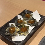 天ぷらと寿司 こじま - いくらのカナッペ