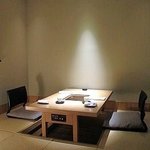 臼杵ふぐ 山田屋 - 堀りごたつ式の個室