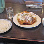 スーパージャンボチキンカツ定食・照りマヨ味