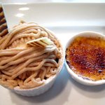 Restaurant27 - ('09/11)マロンのクレームブリュレとアイスクリーム