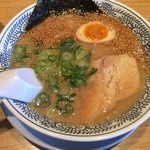 丸源ラーメン - 醤油とんこつ 白