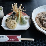 地粉や - 野菜天ざる