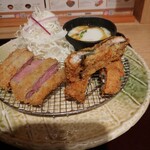 牛カツ京都勝牛 - 牛サーロインカツと鰻カツ