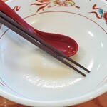 中華そば れもん - 完汁してしまう…、