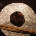 日本料理 幸庵 - ゆりねの葛饅頭