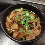 Okonomiyaki Teppanyaki Bonkuraya Dotonbori Ten - Beef Tendon and Konnyaku. This was delicious too!♪