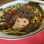 きらく - 粉唐辛子を投入します。