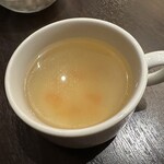 洋食キッチン シャトー - 【2025.9.3(水)】ヒレカツのせポークカレーのスープ