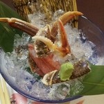 割烹かまた - かにの刺身