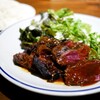Carne Bar Katete - 牛ハラミの炭火焼ステーキ わさびソース