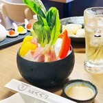 京出汁おでんと旬菜天ぷら 鳥居くぐり - 