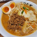 純米濃厚味噌ラーメン つむぎ - ｢味噌(肉味噌)｣[780円]！「味玉」サービス！