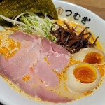 純米濃厚味噌ラーメン つむぎ - ｢九州豚骨味噌｣[960円]以下↓税込！「味玉」サービス！