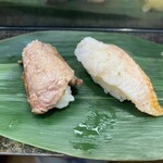 仙令鮨 - 本マグロほほ肉炙り　きんき炙り