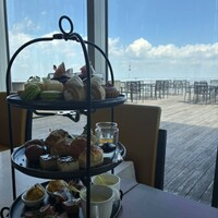 RESTAURANT LUKE with SKY LOUNGE - スカイツリーが奥に見えてます。