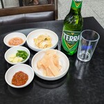 청류벽 - パンチャンとTERRAビール