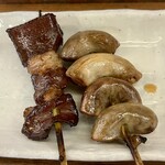 大船1丁目やきとん - チレ、コブクロ　（全て醤油）