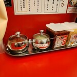 麺屋 旭 - 薬味類