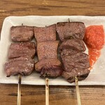 大船1丁目やきとん - ハツ、レバー、タン（全て塩）
