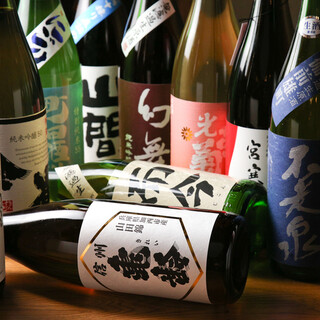 海鮮と相性抜群♪全国各地より集めた日本酒をお手頃価格で