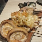 野菜巻き串 モツ鍋 きむや - 