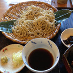 蕎麦や 口福 - ランチ せいろ大
      ミニ天丼付き