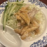 バーミヤン - 料理写真:蒸し鶏の胡麻ソース