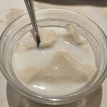 漢陽楼 - デザートの杏仁豆腐