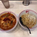 蒙古タンメン中本 - 極冷し味噌やさい＋麺大盛