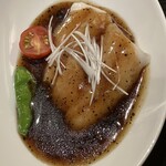 漢陽楼 - 白身魚の黒酢あん