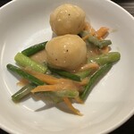 漢陽楼 - イカ団子の炒め