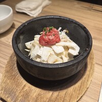 焼肉うしごろ 横浜店 - 松茸の石焼き