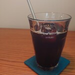 カワセミ珈琲店 - アイスコーヒー650円✨キレがよく深煎り濃厚、スイーツとベストマッチでした！