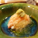 神楽坂 石かわ - 蟹ジュレがけ 2014.10.1x