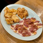 炭火焼肉ホルモンさわいし - 黒毛和牛タンした・上ミノ・マルチョウ