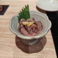 水たき料亭 博多華味鳥 ヒルトンプラザウエスト店 - 柚子イカの塩辛480円