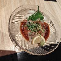 水たき料亭 博多華味鳥 ヒルトンプラザウエスト店 - ごまカンパチ1,180円