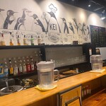 酔いどれキッチン けい - アートな部分もありお洒落かつ綺麗なお店です。
